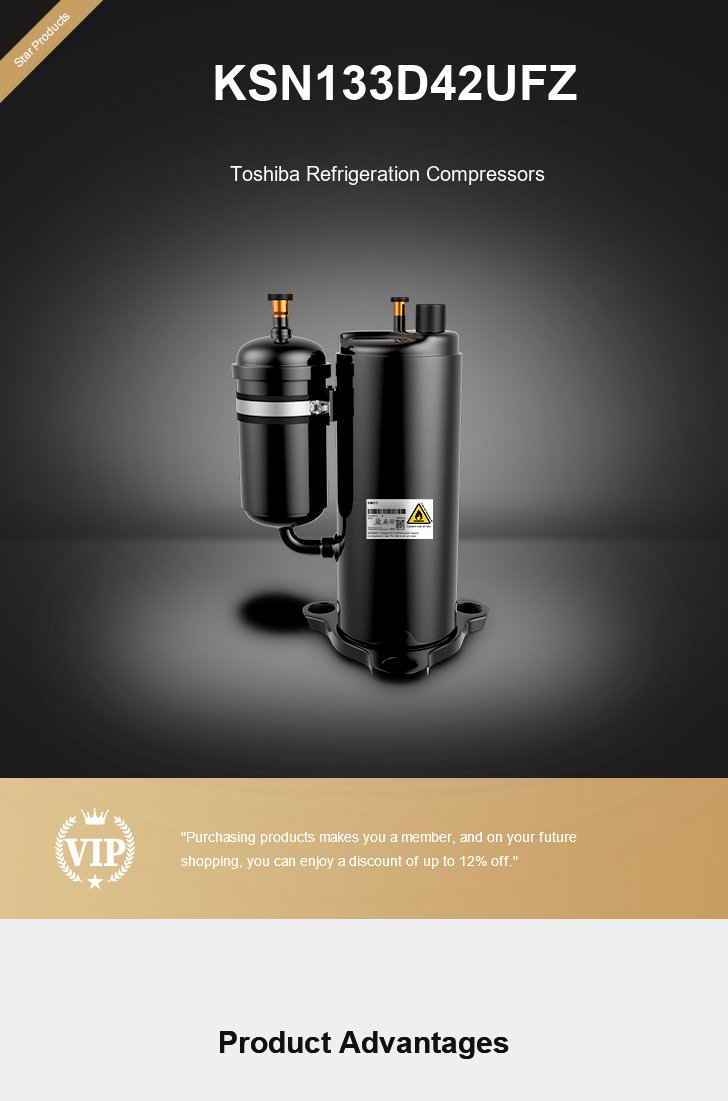 Toshiba Compressor KSN133D42UFZ, technical parameters pdf, structure diagram